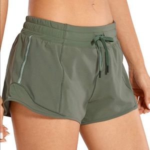 CRZ yoga 2.5” running shorts